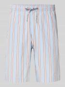 Lacoste Relaxed Fit Sweatshorts aus reiner Baumwolle in Bleu, Größe L