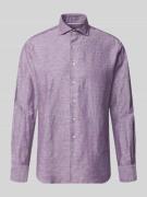 ETERNA Regular Fit Business-Hemd mit Kentkragen in Aubergine, Größe 39