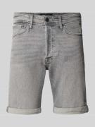 Jack & Jones Regular Fit Jeansshorts mit Umschlag Modell 'RICK' in Mit...