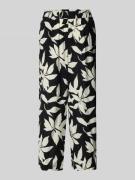 s.Oliver RED LABEL Wide Leg Culotte aus Viskose-Mix in Black, Größe 34