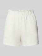 Vero Moda Loose Fit Shorts aus reiner Baumwolle Modell 'NATALI' in Wei...