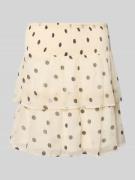 Vero Moda Mini-Rock aus Chiffon Modell 'SMILLA' in Weiss, Größe L