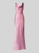 Luxuar Abendkleid mit rückseitiger Schnürung in Rosa, Größe 36