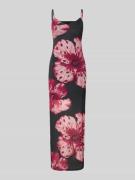 Only Schmales Freizeitkleid mit Allover-Muster Modell 'MAGDA' in Black...