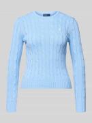 Polo Ralph Lauren Regular Fit Strickpullover aus reiner Baumwolle Mode...