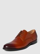 DIGEL Derby-Schuhe aus Leder Modell 'SEBASTIAN' in Cognac, Größe 41