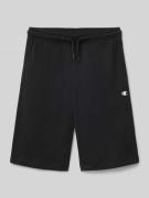 CHAMPION Shorts mit Logo und elastischem Bund in Black, Größe 128