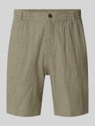 Jack & Jones Premium Shorts mit Strukturmuster Modell 'BILL' in Oliv, ...