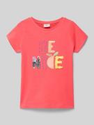 s.Oliver RED LABEL Regular Fit T-Shirt aus reiner Baumwolle in Koralle...