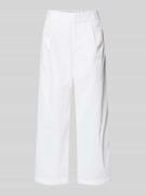 s.Oliver RED LABEL Regular Fit Culotte aus reiner Baumwolle in Weiss, ...