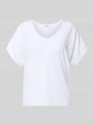 Marc O'Polo Regular Fit T-Shirt aus reiner Baumwolle in Weiss, Größe L