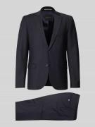 bugatti Regular Fit Anzug mit 2-Knopf-Sakko in Marine, Größe 26