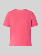 BOSS Relaxed Fit Pyjama-Oberteil aus Baumwoll-Mix in Pink, Größe L