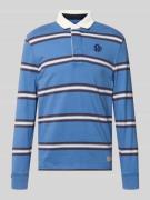 Superdry Regular Fit Poloshirt mit Logo-Stitching in Bleu, Größe L