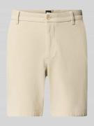 BOSS Modern Fit Chinoshorts aus Baumwoll-Mix Modell 'KANE1' in Beige, ...
