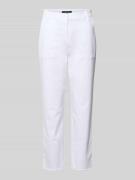 Marc Cain Chino mit Fransensaum in Weiss, Größe 34