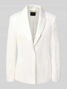 Marc Cain Blazer mit Paillettenbesatz und Reverskragen in Offwhite, Gr...