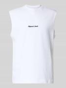 Jack & Jones T-Shirt mit Stitching in Weiss, Größe L