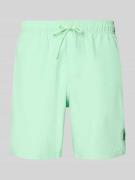 Shiwi Badehose mit Label-Patch Modell 'Mike' in Hellgruen, Größe L