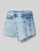 s.Oliver RED LABEL Regular Fit Jeans-Skort aus Baumwoll-Mix in Blau, G...