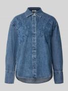 s.Oliver RED LABEL Loose Fit Jeansbluse aus reiner Baumwolle in Jeansb...