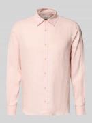 s.Oliver RED LABEL Regular Fit Freizeithemd aus reinem Leinen in Rosa,...