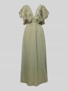 Copenhagen Muse Midikleid mit Loch-Stickerei Modell 'Cole' in Lind, Gr...