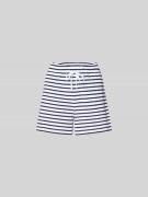 Juvia Shorts in Frottee-Optik in Marine, Größe L