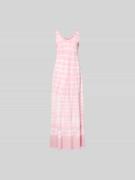 Juvia Midikleid aus reiner Viskose in Pink, Größe M