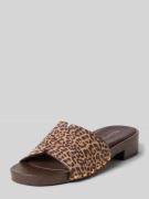 Tamaris Pantoletten mit Innensohle aus Leder in Beige, Größe 36