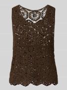 Vero Moda Regular Fit Blusentop aus Baumwoll-Mix Modell 'ELSA' in Scho...