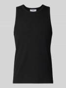 Marc O'Polo Denim Slim Fit Tank Top aus Baumwoll-Mix in Black, Größe L