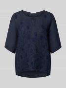 ZABAIONE Blusenshirt mit Stitchings Modell 'No44raa' in Marine, Größe ...