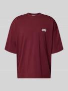 American Vintage T-Shirt mit Logo-Print Modelll 'GIXY' in Bordeaux, Gr...