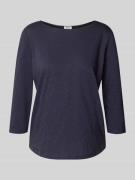 s.Oliver RED LABEL Regular Fit 3/4-Shirt aus reiner Baumwolle in Marin...