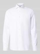 BOSS Regular Fit Businesshemd aus Baumwoll-Mix Modell 'H-JOE-SPREAD' i...