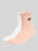 adidas Originals Socken aus Baumwoll-Mix im 2-er-Pack in Hellrosa, Grö...