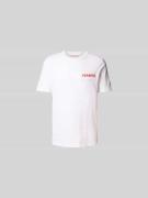 Marni T-Shirt mit Label-Detail in Weiss, Größe 54