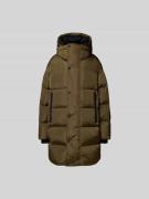 Dsquared2 Steppmantel mit Kapuze in Khaki, Größe M