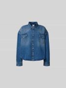 VETEMENTS Jeanshemd in Denim-Optik in Jeansblau, Größe L