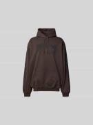 VETEMENTS Oversized Hoodie mit Kapuze in Mittelbraun, Größe L