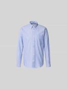 Closed Slim Fit Businesshemd mit Knopfleiste in Hellblau, Größe S