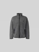 Diesel Jacke mit Stehkragen in Dunkelgrau, Größe L