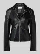 mbyM Jacke in Leder-Optik Modell 'Liami' in Black, Größe M