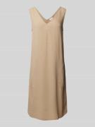 Kaffe Minikleid aus Viskose-Leinen-Mix Modell 'milia' in Taupe, Größe ...