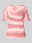 Tom Tailor Regular Fit T-Shirt aus reiner Baumwolle in Koralle, Größe ...