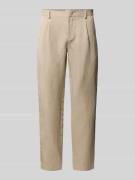Roy Robson Slim Fit Hose mit Gesäßtaschen in Beige, Größe 46