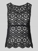 Vero Moda Regular Fit Blusentop aus Baumwoll-Mix Modell 'ELSA' in Blac...