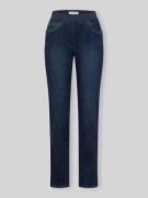 Raphaela By Brax Straight Fit Jeans mit elastischem Bund in Blau, Größ...