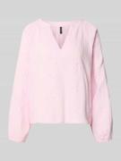 Vero Moda Relaxed Fit Langarmbluse aus reiner Baumwolle Modell 'NATALI...